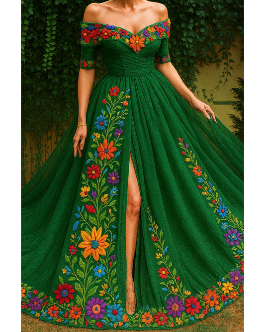 Vestido Tradicional Mexicano 16
