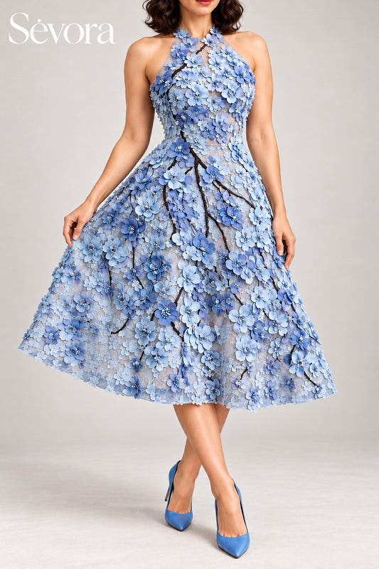 Vestido Corto Bordado 605